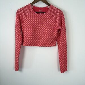 Rip curl Women's Drop Swim Too Long Sleeve Pink Metallic Women's Large